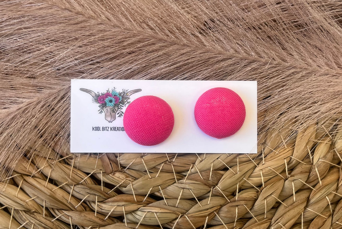 19mm Fabric Button Stud