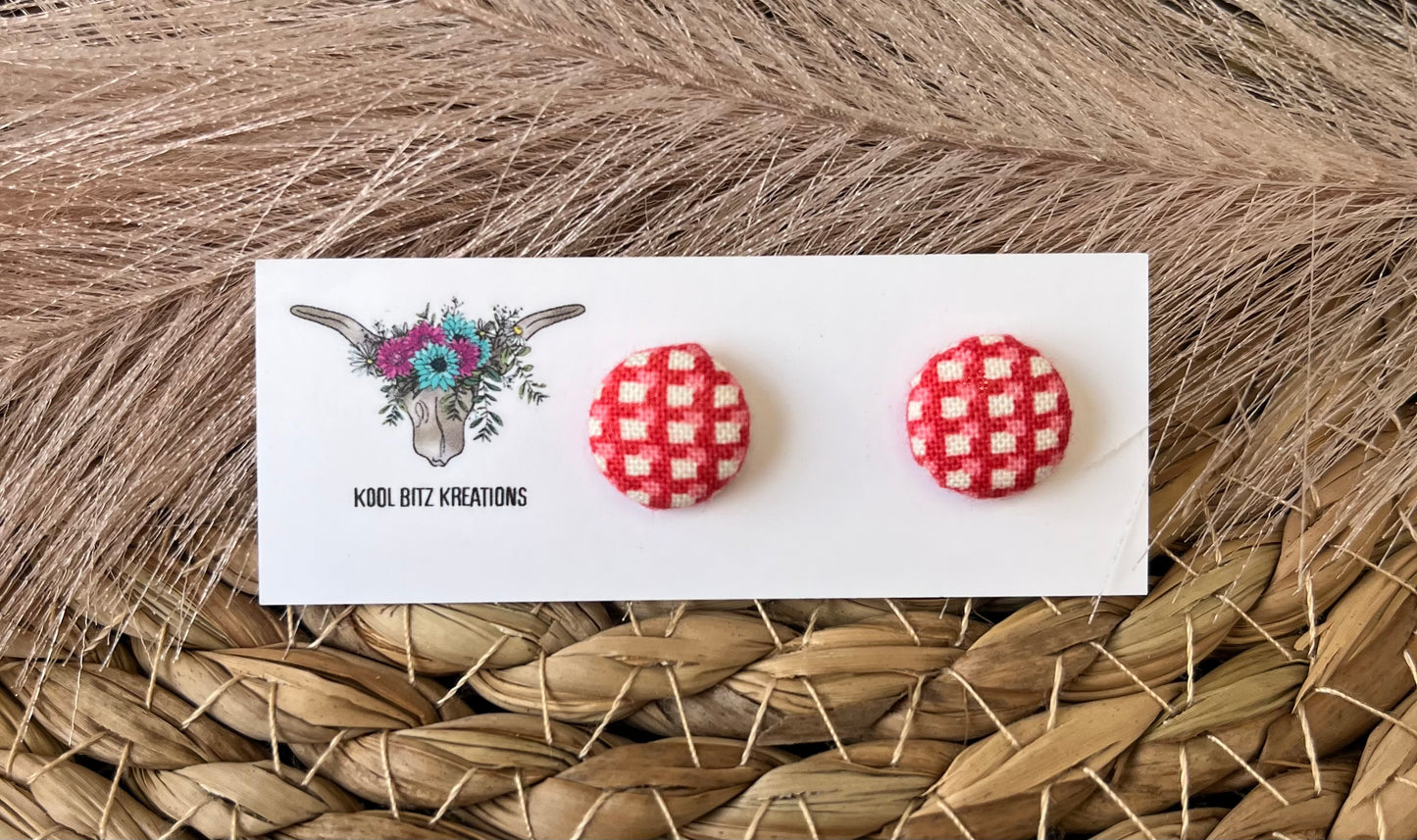 12mm Fabric Button Stud