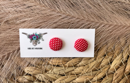 12mm Fabric Button Stud