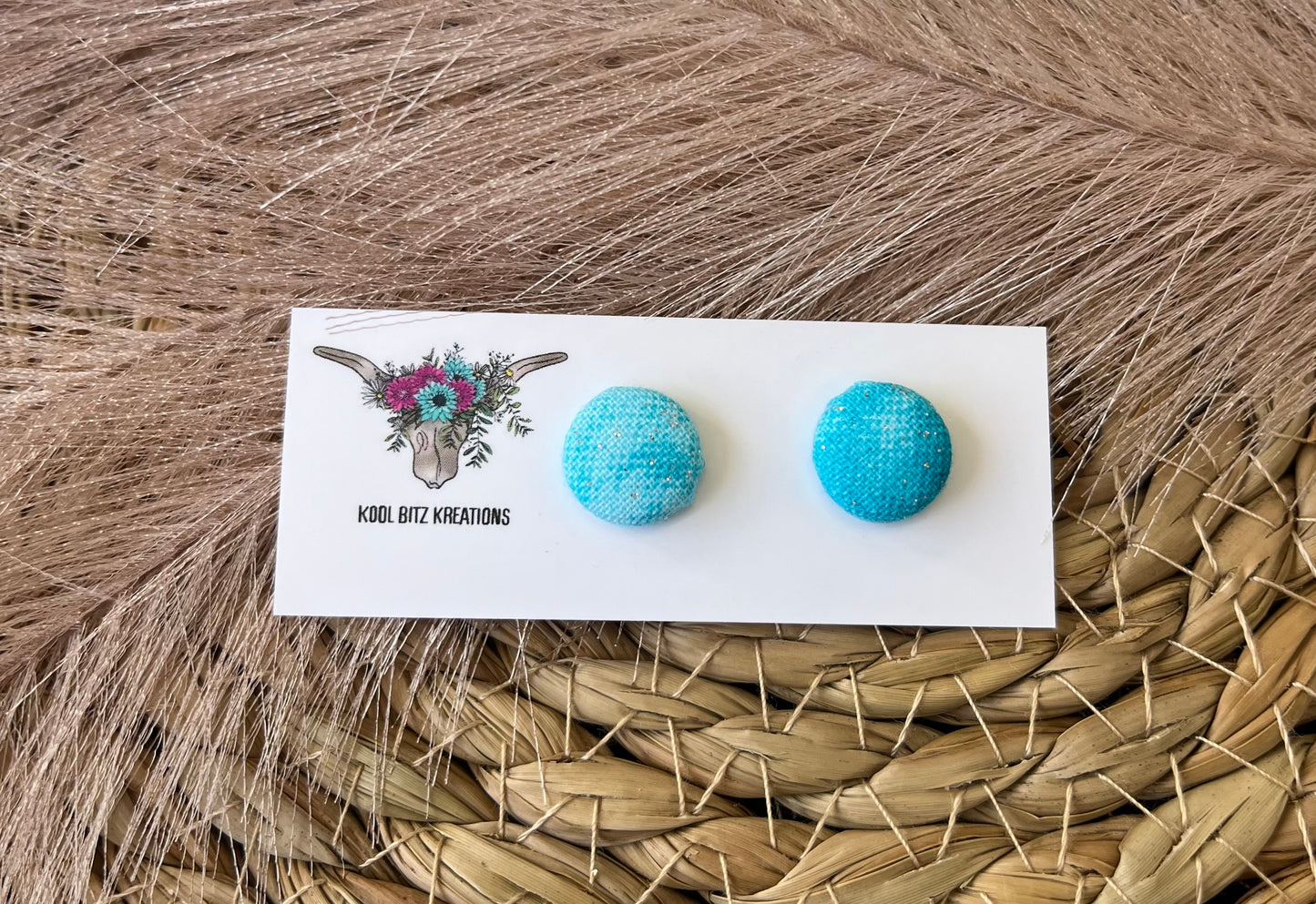 12mm Fabric Button Stud