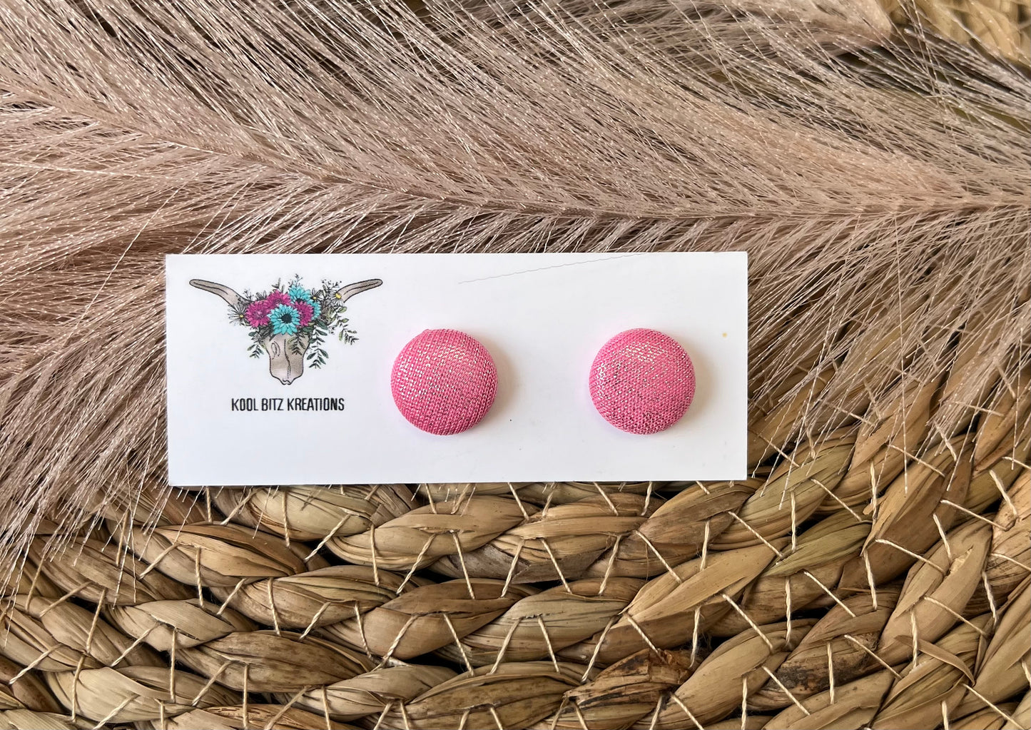 12mm Fabric Button Stud