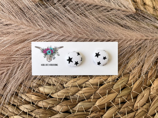 12mm Fabric Button Stud