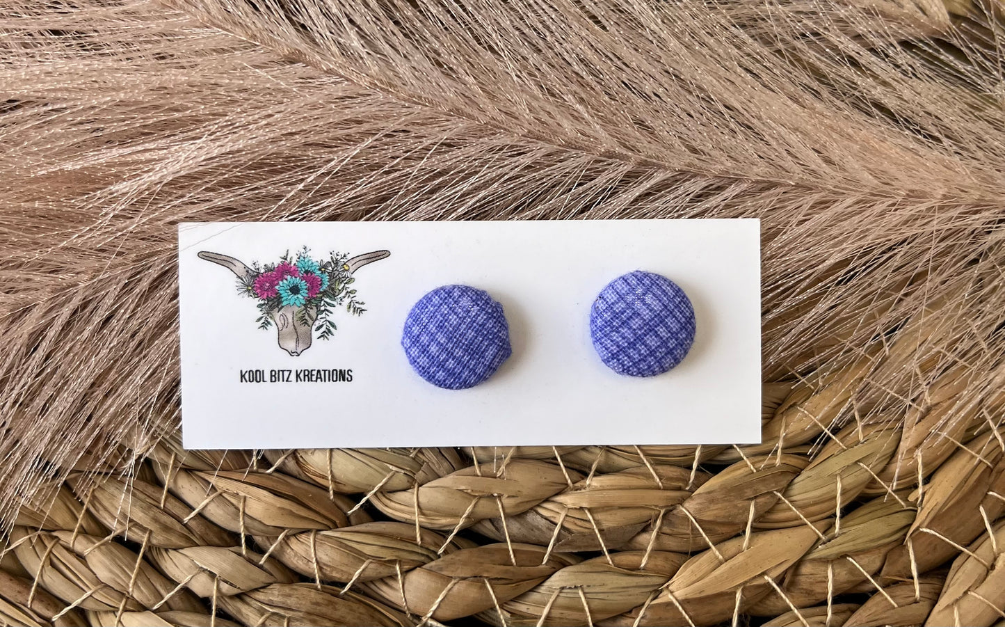 12mm Fabric Button Stud