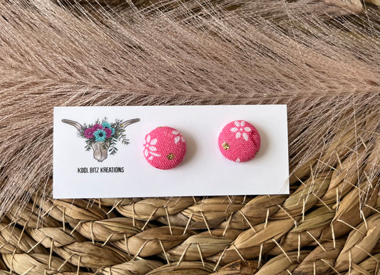 12mm Fabric Button Stud