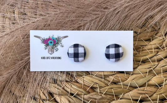 12mm Fabric Button Stud