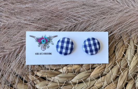 15mm Fabric Button Stud