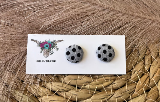 12mm Fabric Button Stud