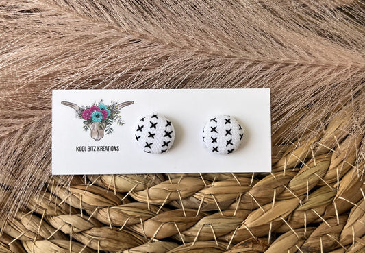 12mm Fabric Button Stud