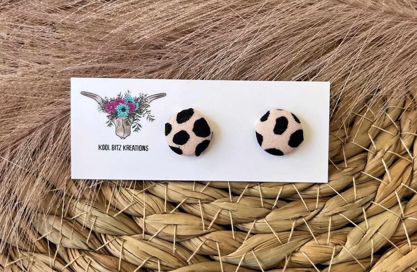 12mm Fabric Button Stud