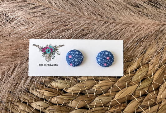 12mm Fabric Button Stud