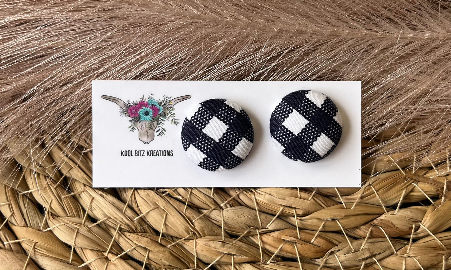 19mm Fabric Button Stud