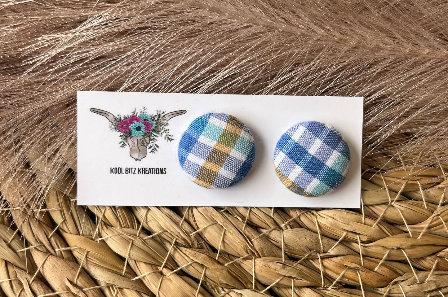 19mm Fabric Button Stud