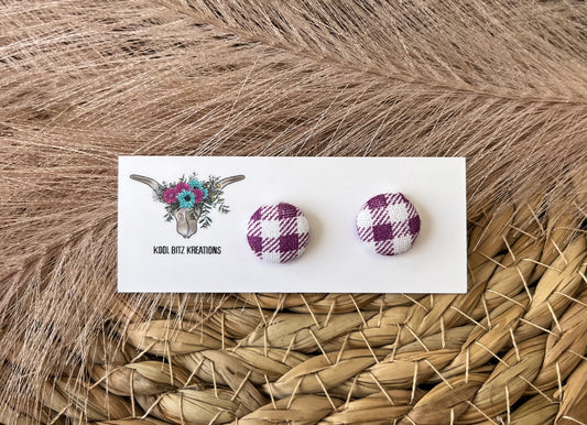 12mm Fabric Button Stud