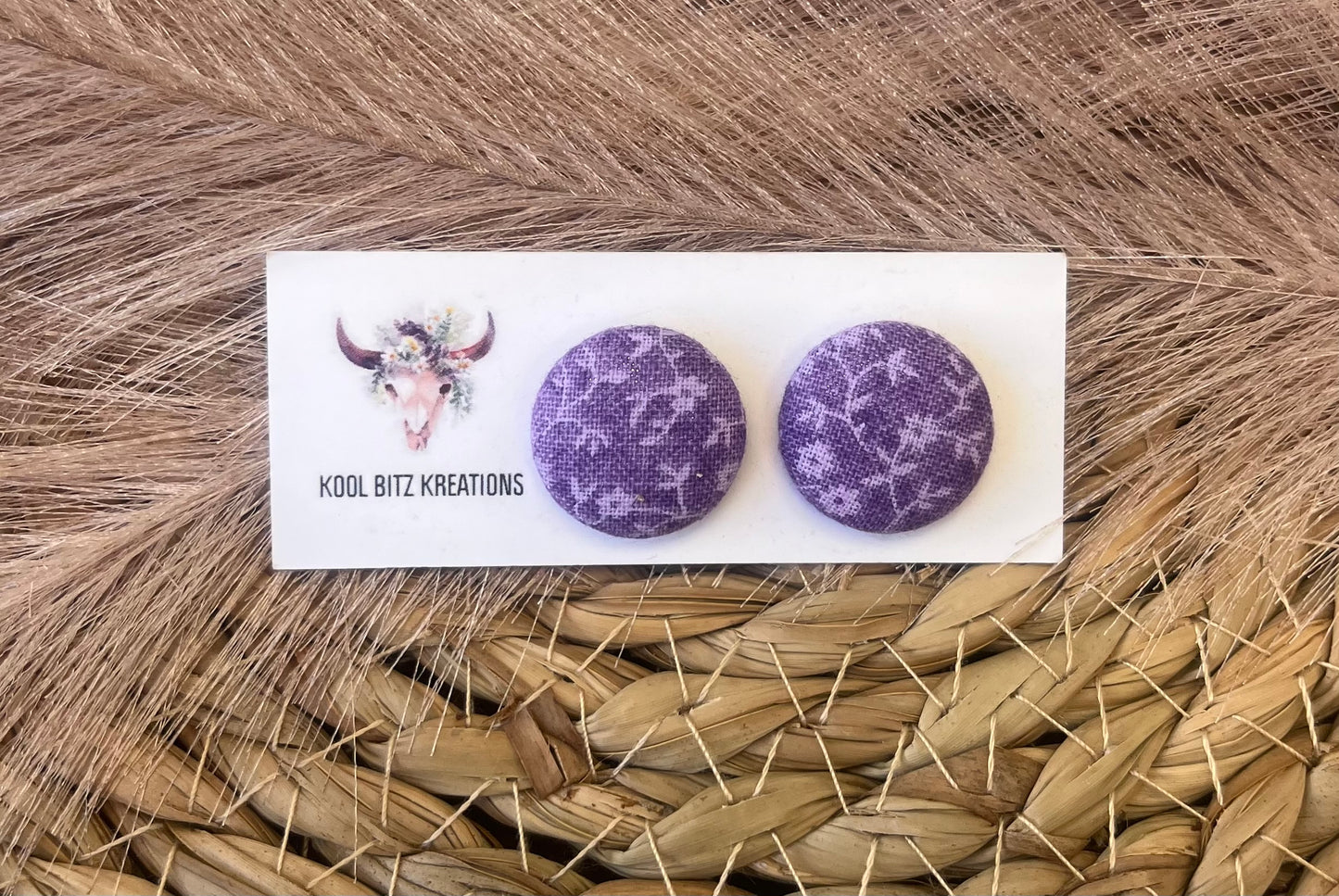 19mm Fabric Button Stud