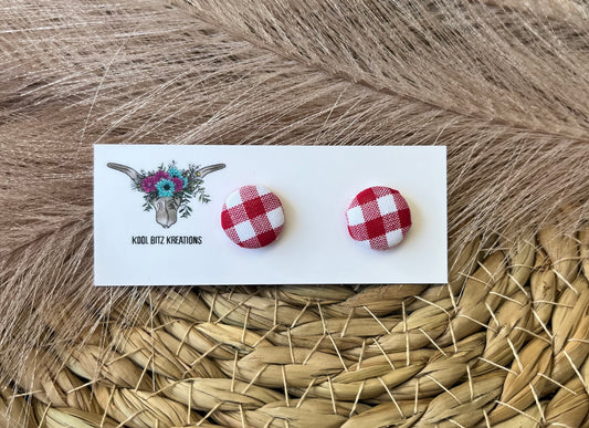 12mm Fabric Button Stud