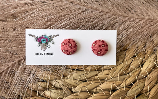 12mm Fabric Button Stud