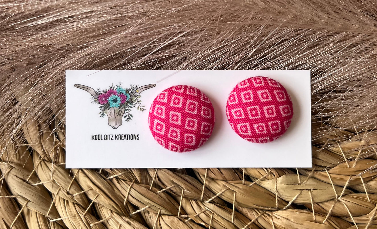 19mm Fabric Button Stud