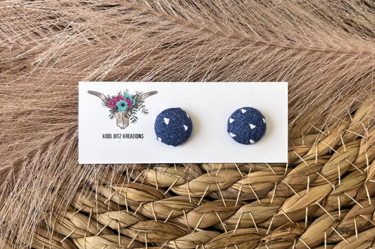 12mm Fabric Button Stud