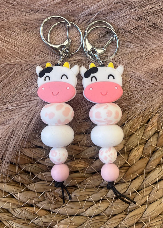 Cow Keychain