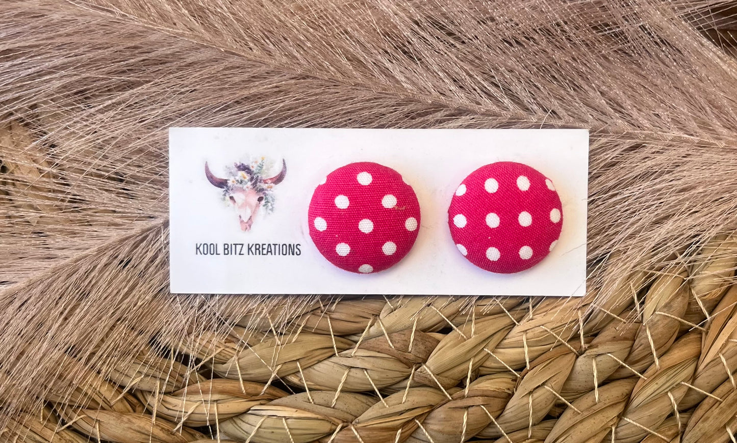 19mm Fabric Button Stud