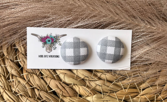 19mm Fabric Button Stud