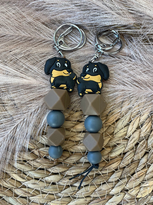 Sausage Dog Keychain