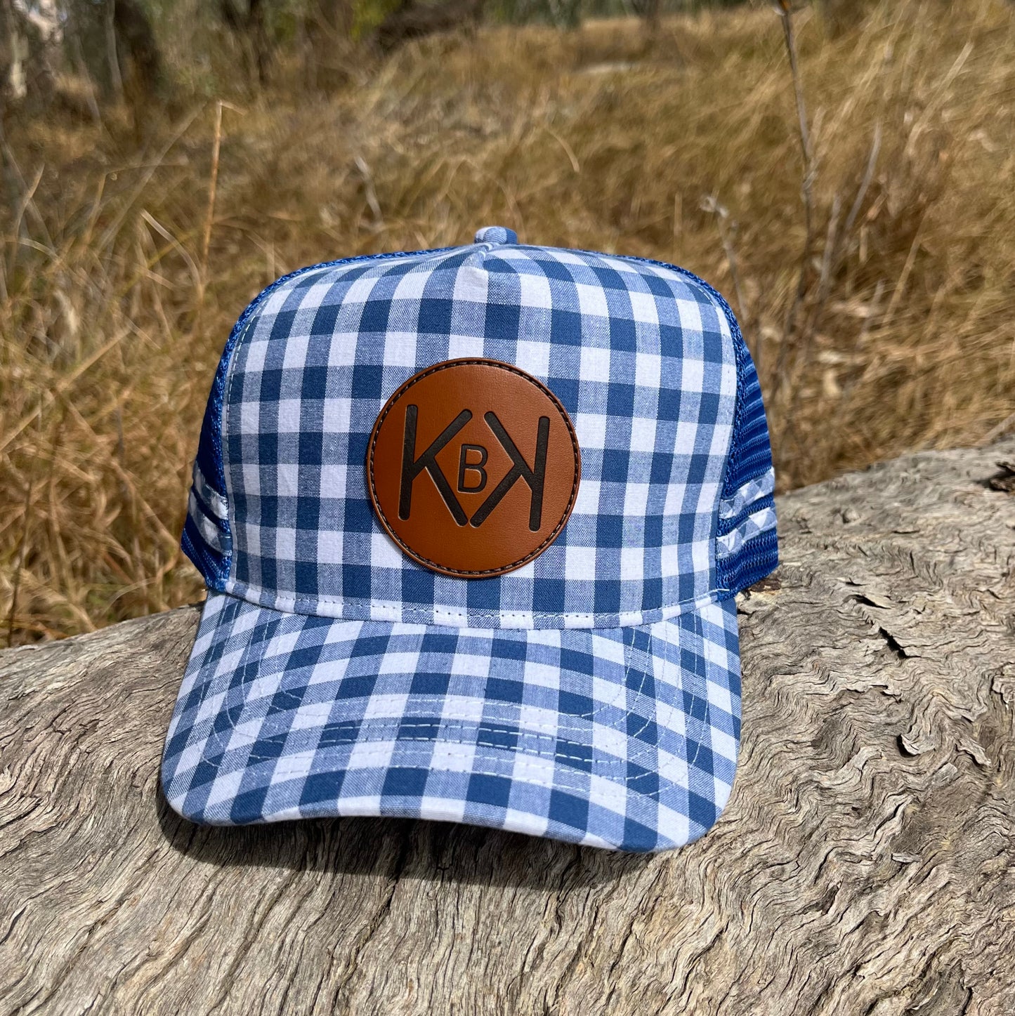 Blue Gingham KBK Cap