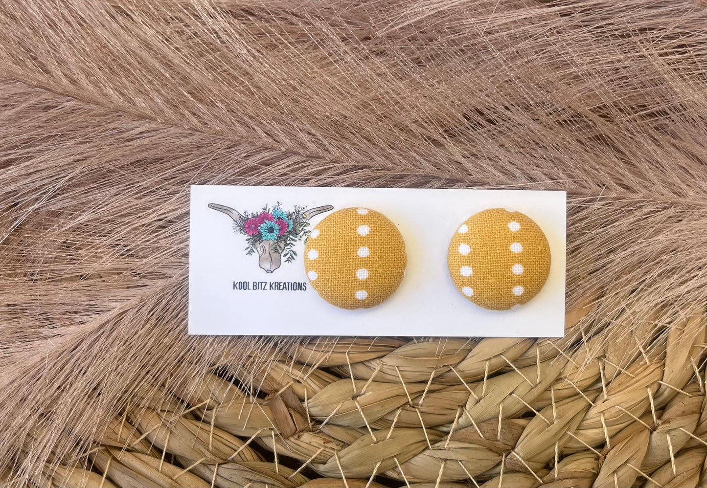 19mm Fabric Button Stud