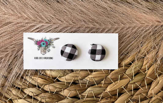 12mm Fabric Button Stud