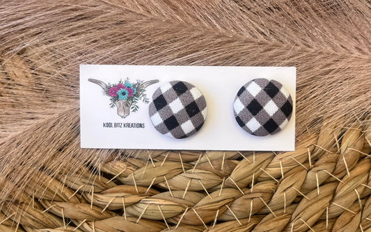 19mm Fabric Button Stud