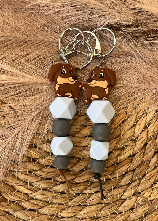 Sausage Dog Keychain