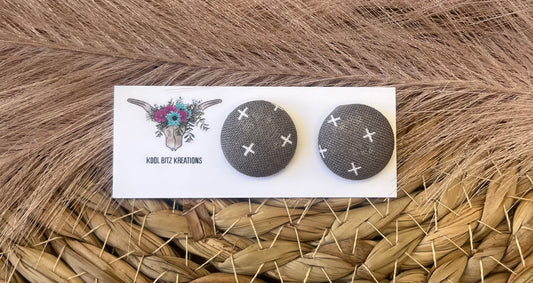 19mm Fabric Button Stud