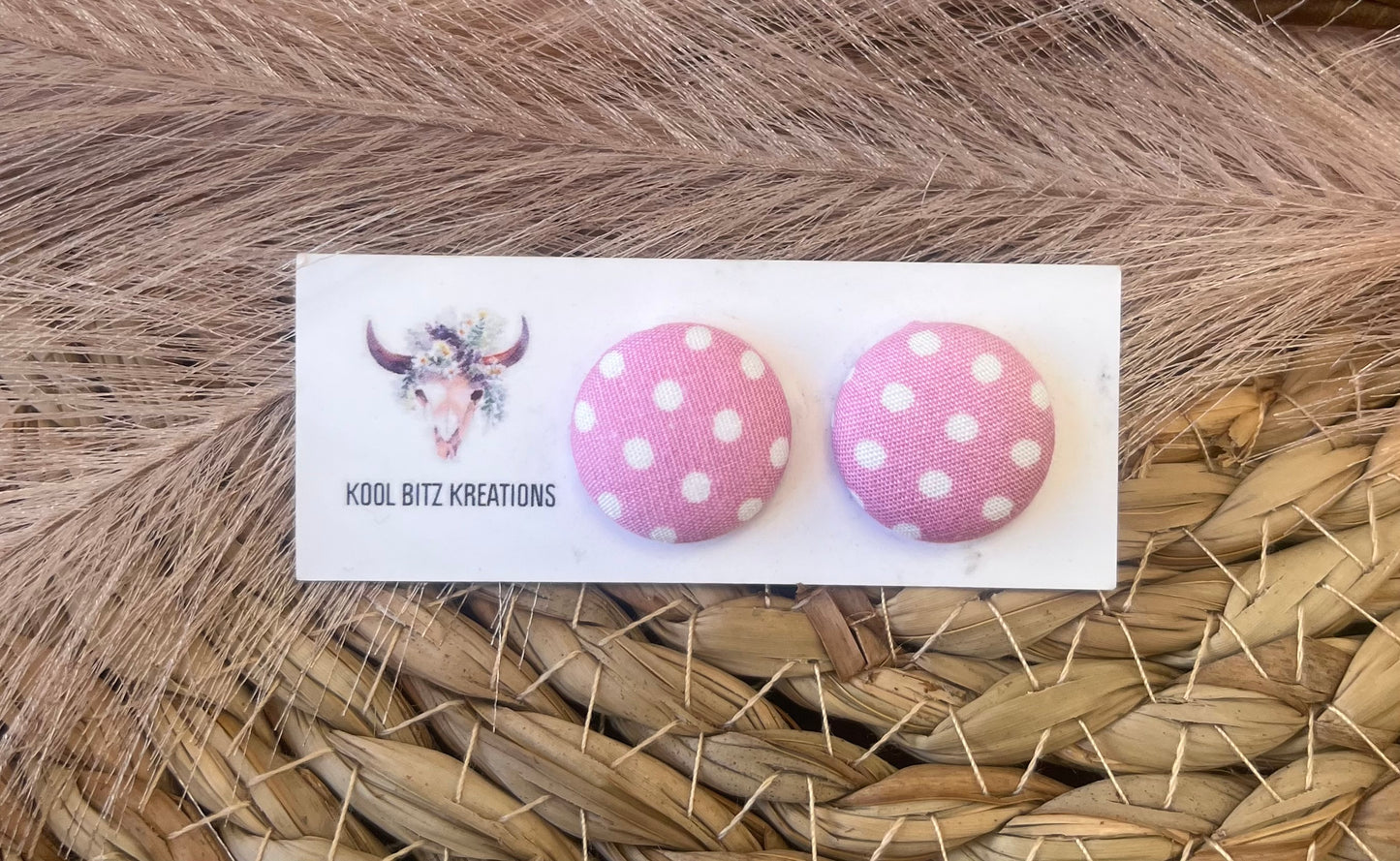 19mm Fabric Button Stud