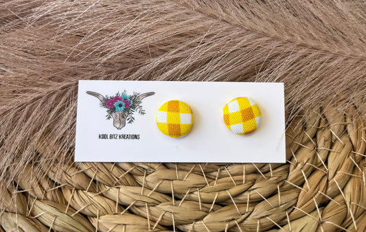 12mm Fabric Button Stud