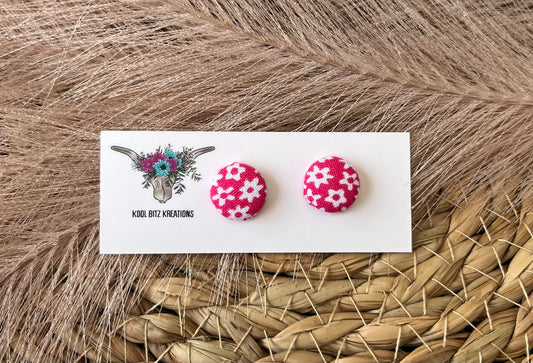 12mm Fabric Button Stud