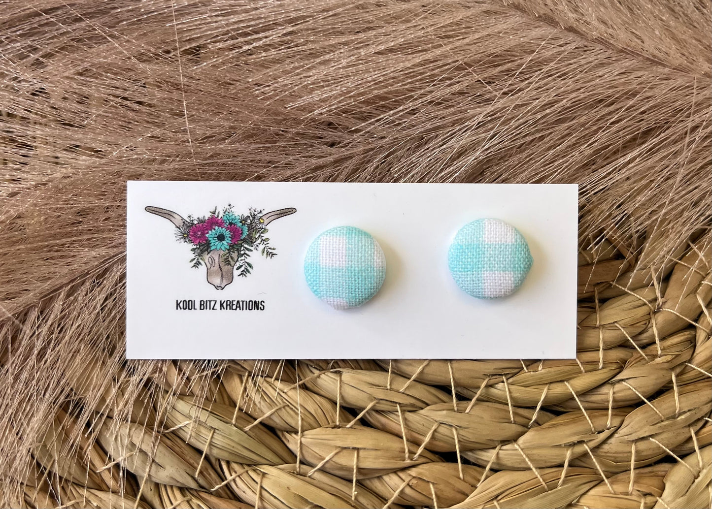 12mm Fabric Button Stud