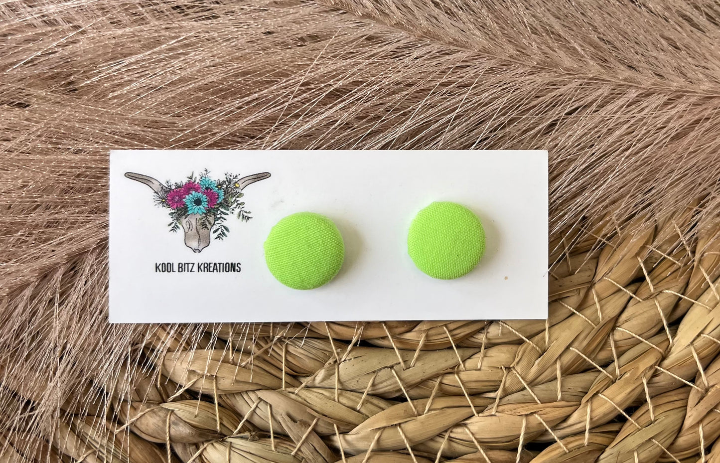 12mm Fabric Button Stud