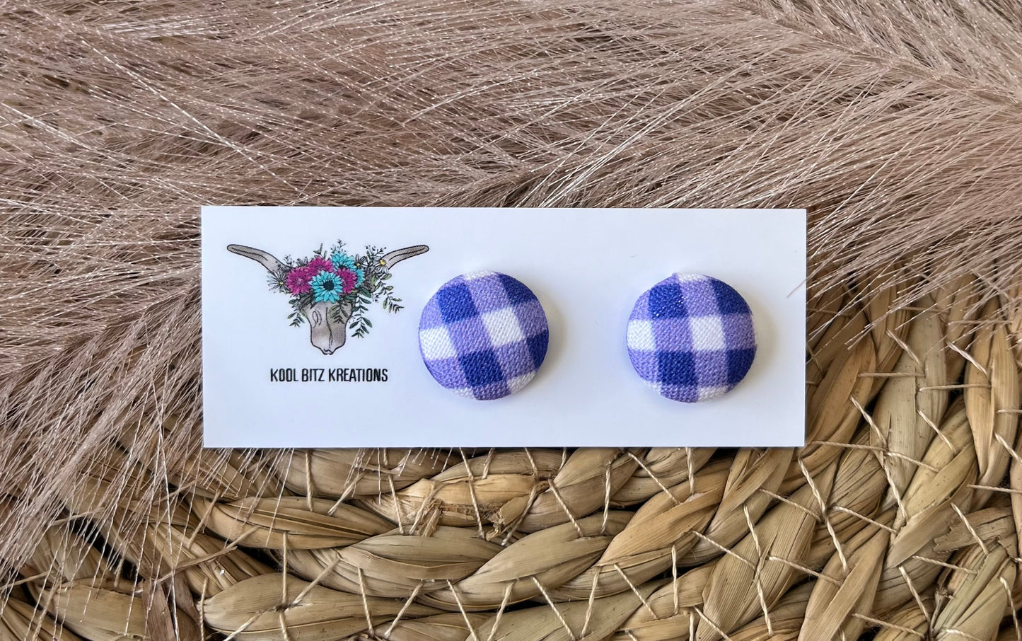 15mm Fabric Button Stud