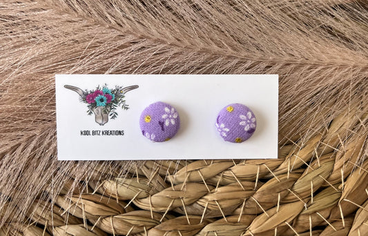 12mm Fabric Button Stud