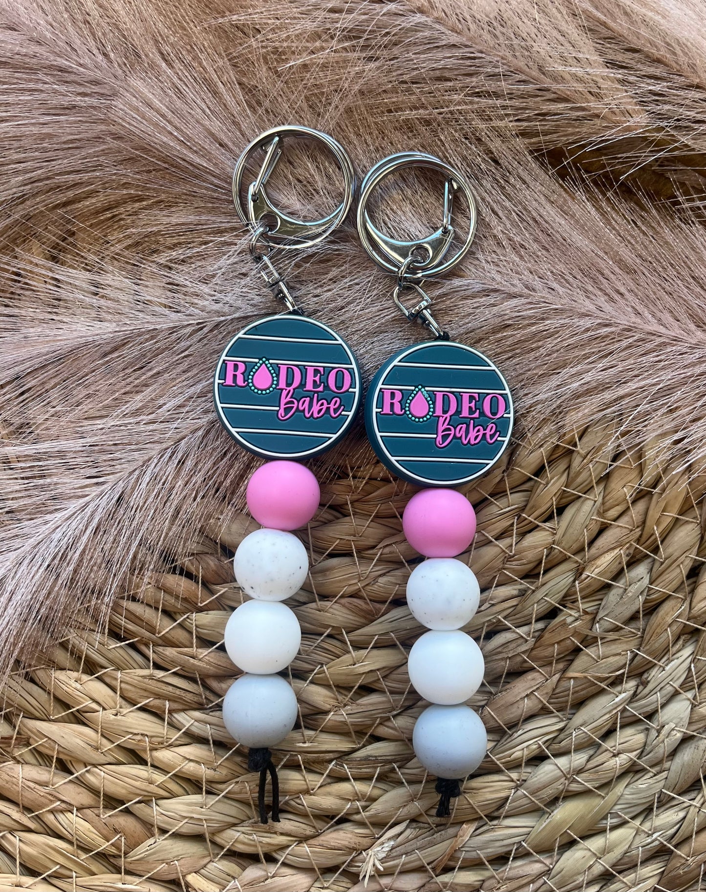 Rodeo Babe Keychain