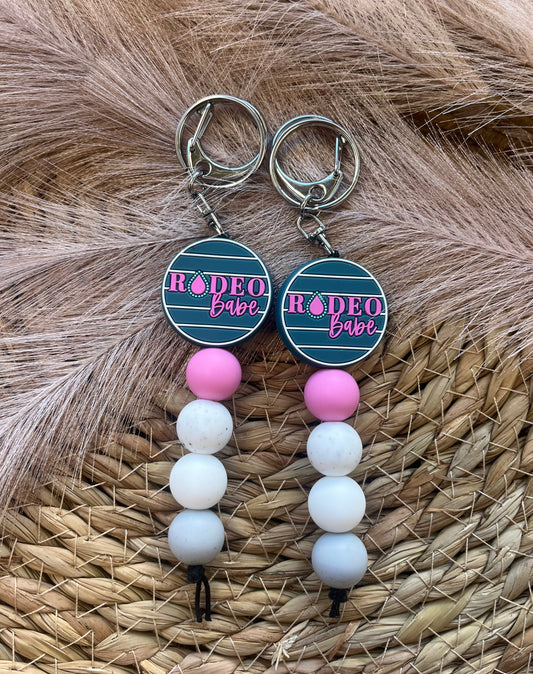 Rodeo Babe Keychain